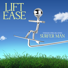 Load image into Gallery viewer, Stainless Steel Balancing Surfer man - Meditation, Entertainment, Office - Home Decorations & Gift.