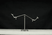 Load image into Gallery viewer, Stainless steel Balancing See-Saw Table Top for Meditation, Entertainment, Office - Home decorations and Gift.