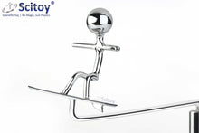 Load image into Gallery viewer, STAINLESS STEEL BALANCING SURFER MAN TABLE TOP FOR MEDITATION, ENTERTAINMENT, OFFICE - HOME DECORATIONS AND GIFT.