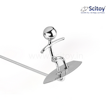 Load image into Gallery viewer, Stainless Steel Balancing Surfer man - Meditation, Entertainment, Office - Home Decorations &amp; Gift.

